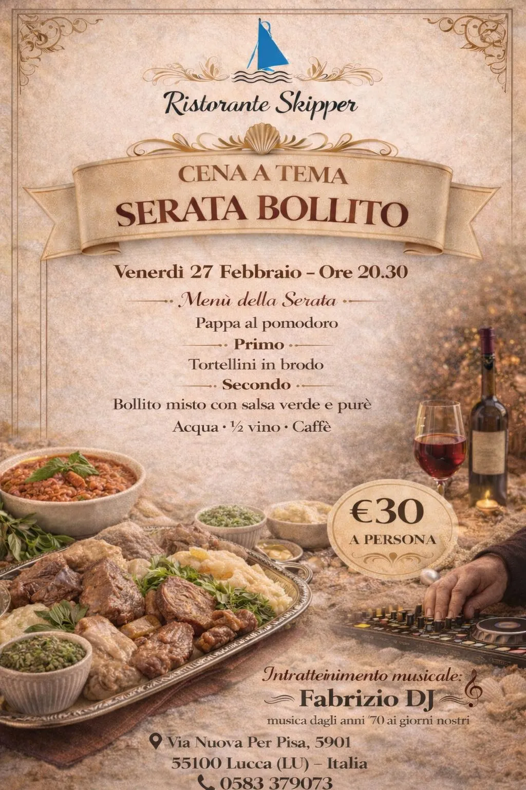 Locandina Serata Bollito